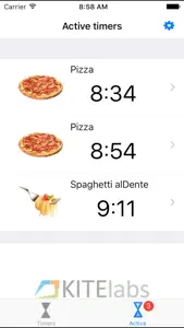 alDente (cooking timer) screenshot #5 for iPhone