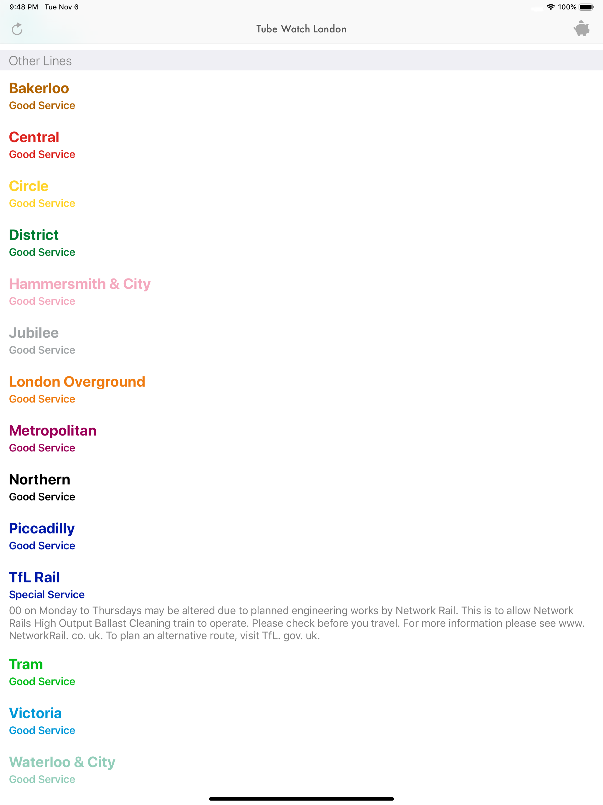 Tube Watch London screenshot 8