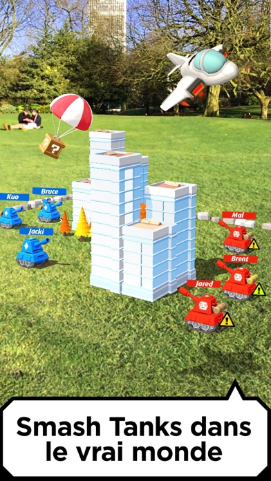 Screenshot #1 pour Smash Tanks! - AR Board Game