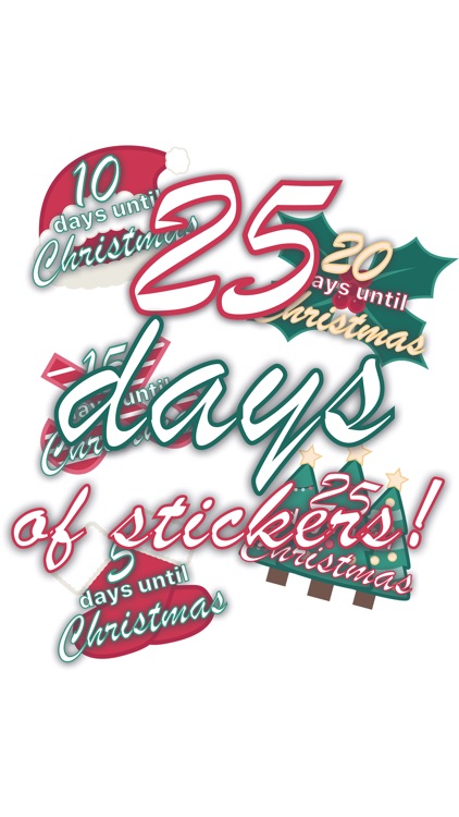 Days Until Christmas Stickers