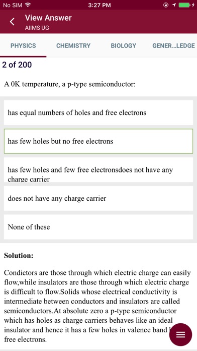 AIIMS 2018 UG/PG PRACTICE EXAM screenshot 3