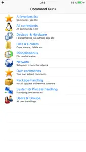 Command Guru for Linux screenshot #1 for iPhone