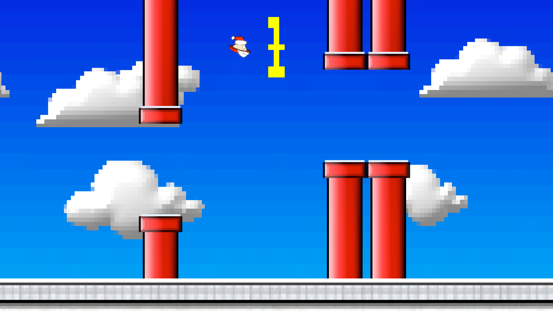 Alien Cowboy: Flappy Christmas