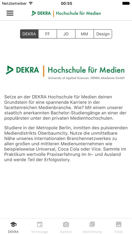 DEKRA Hochschule für Medien