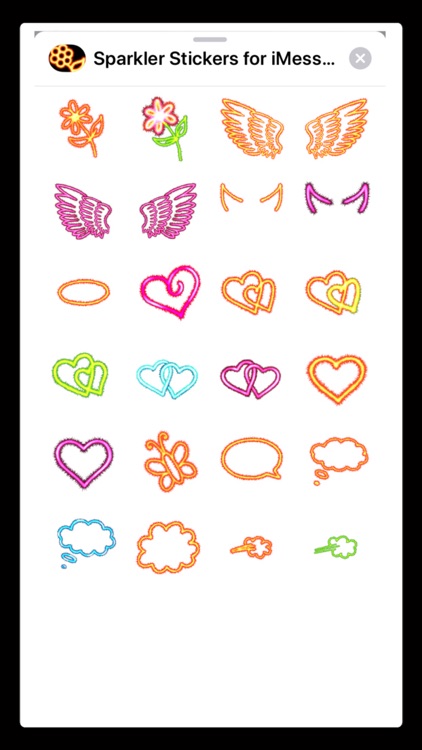 Sparkler Stickers for iMessage screenshot-3