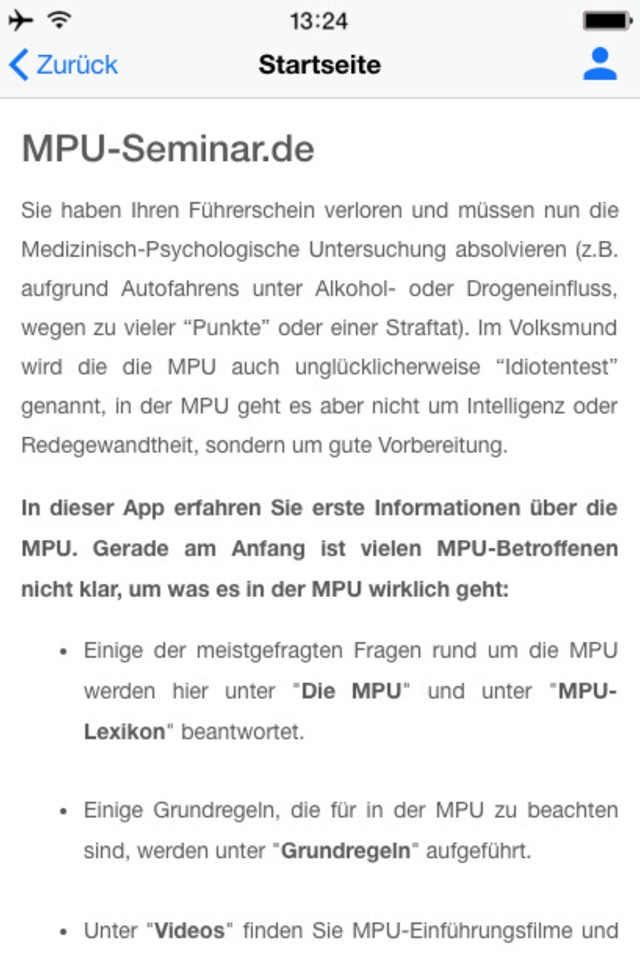 MPU-Hilfe screenshot 2