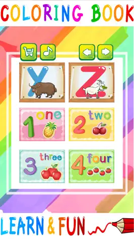 Game screenshot ABC Animals Coloring books hack