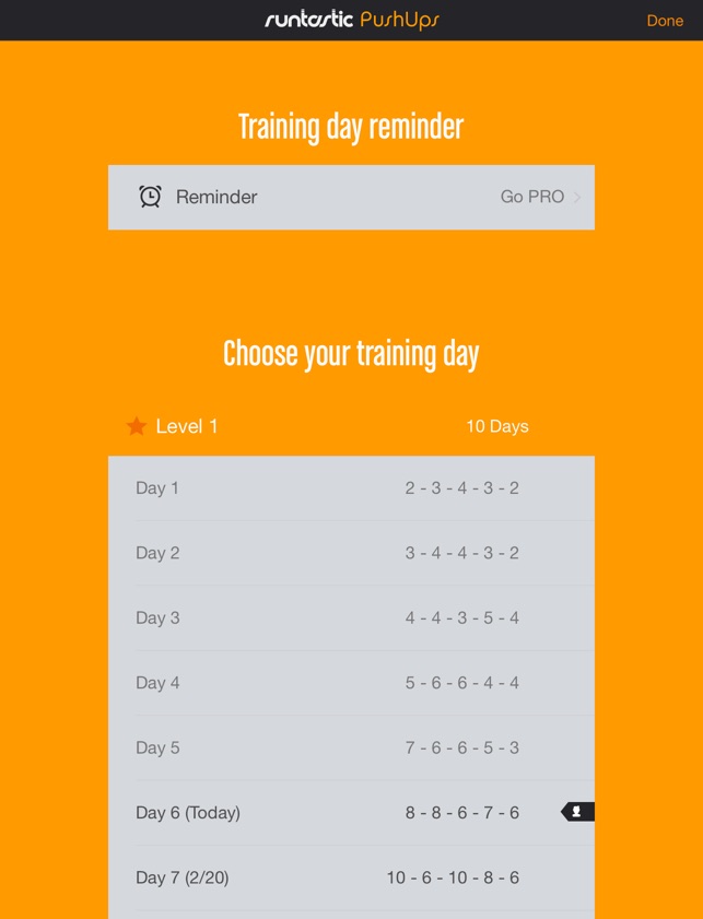Push-Ups Counter & Trainer Screenshot