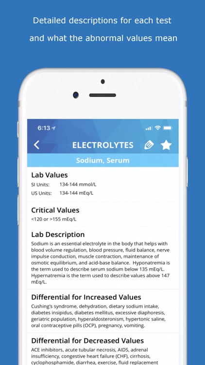 Lab Values Medical Reference