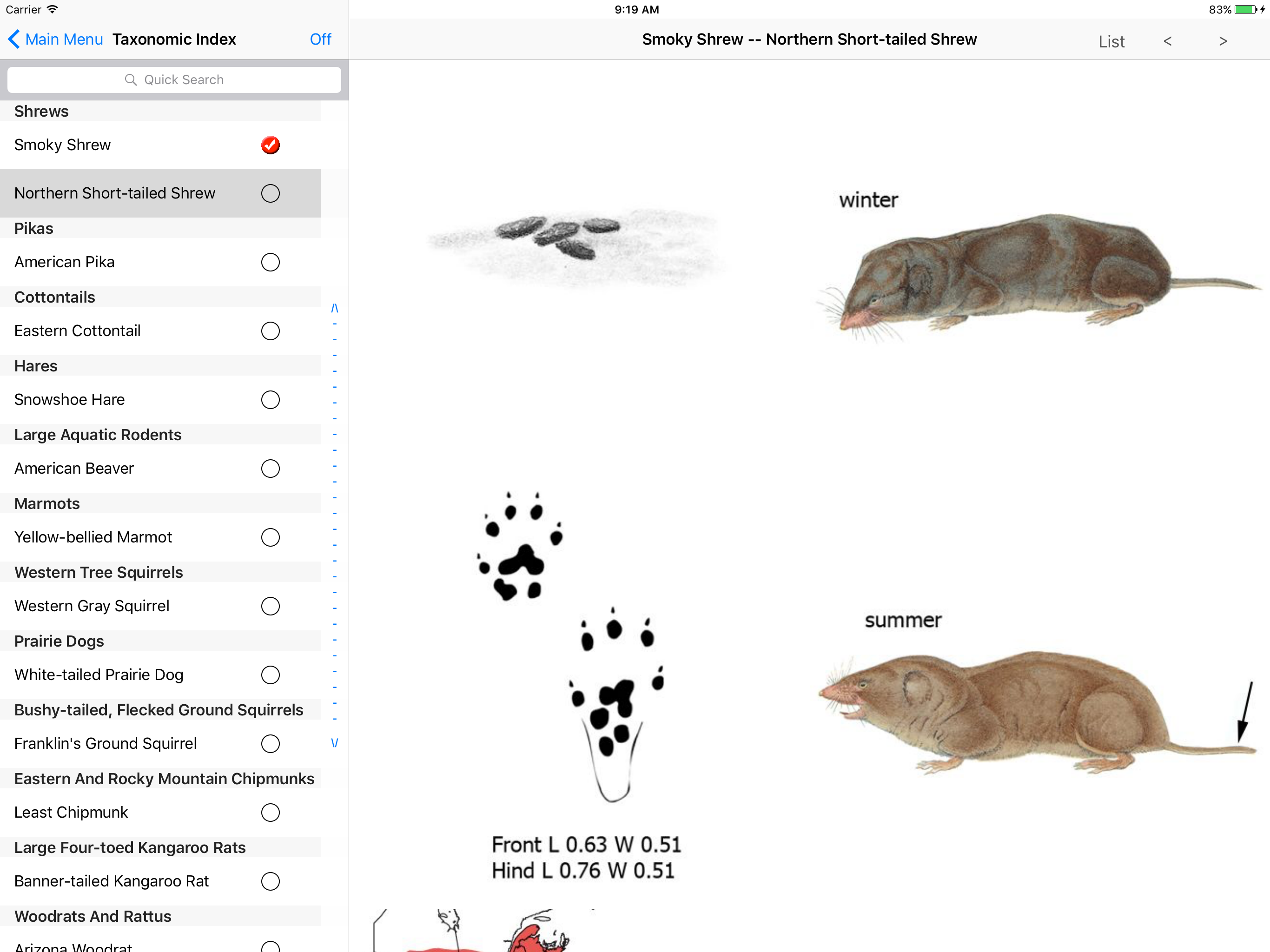 Mammals of North America LITE