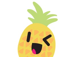 Say Aloha with Hawaii Pineapple emoji sticker pack that you can use in iMessage
