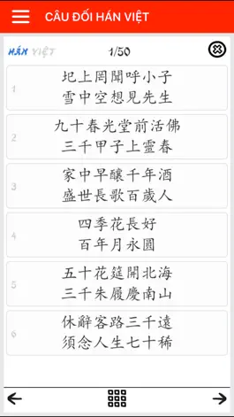 Game screenshot Câu đối Hán Ngữ tuyển chọn apk