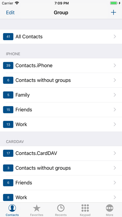 Contacts & Phone Screenshot 1