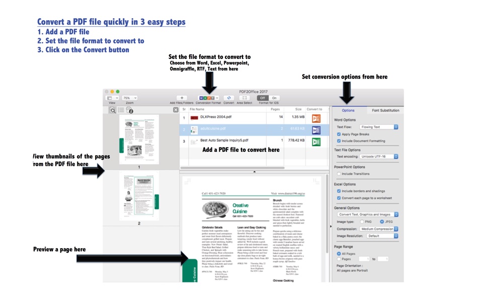 PDF2Office 2017 - 7.5.8 - (macOS)