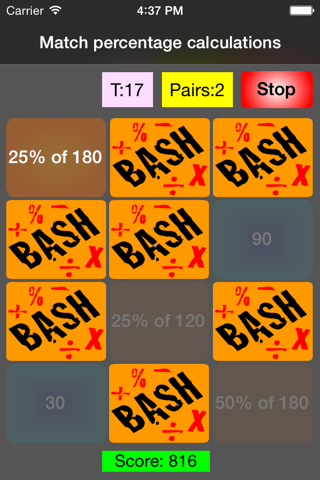 KS3 Maths Bash screenshot 4