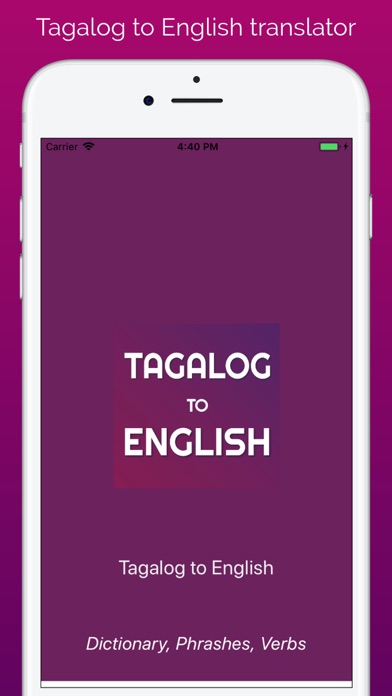 Tagalog - English Translatorのおすすめ画像1