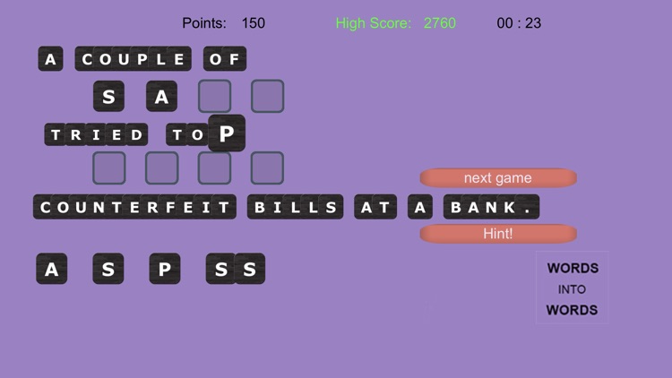 WORDS into WORDS screenshot-4