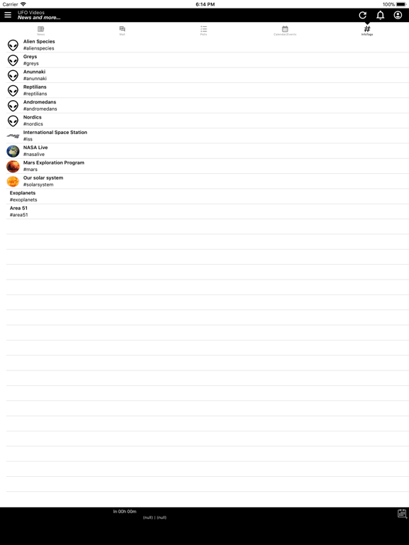UFO Videos, News & more... iPad screenshot 5 - News app