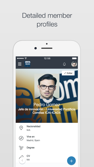 Screenshot #1 pour Alumni Comillas