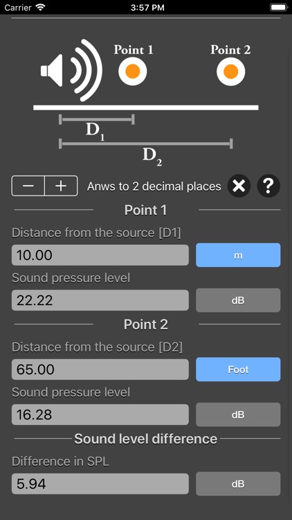 Distance Attenuation Calc screenshot-4