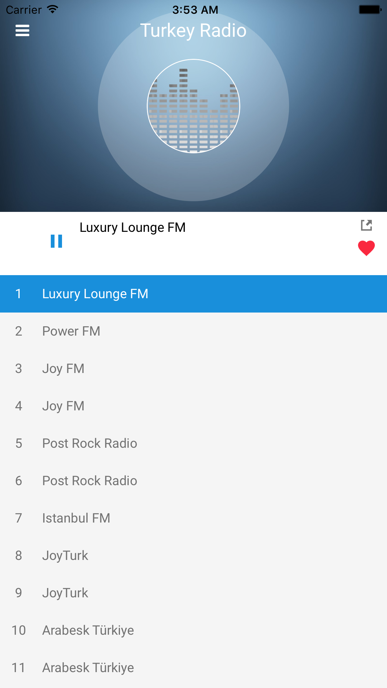 Turkey Radio Station: Turkish screenshot 5