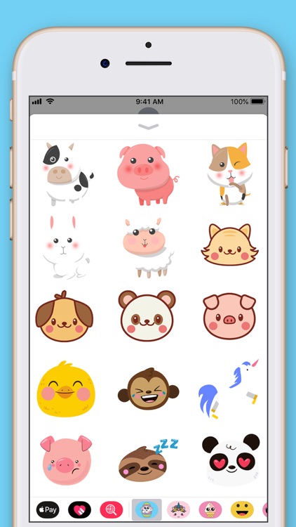 Cute Animals Kawaii Stickers screenshot-4