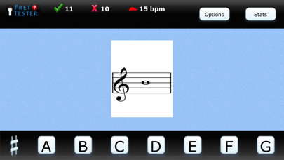 Fret Tester - Learn Notes for Guitar, Bass, and Mandolin Screenshot 3