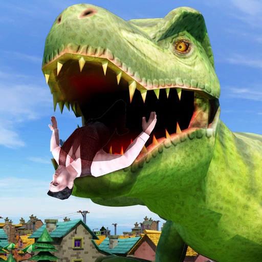 Wild Dino City Attack Icon