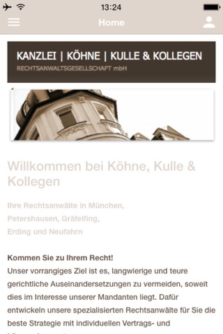 Kanzlei Köhne, Kulle & Koll. screenshot 2