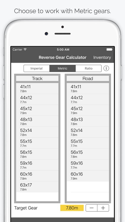 Track Cycling Gear Calculator