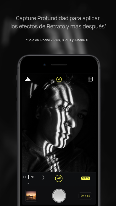 Halide Mark II Captura de pantalla de la aplicación