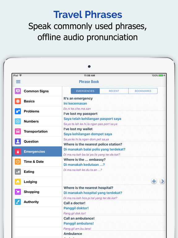 Malay Dictionary + iPad screenshot 4 - Book app