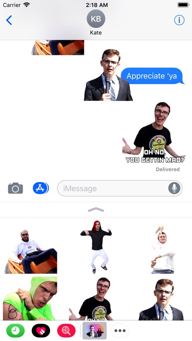 iDubbbz Diss Track Stickers screenshot 2