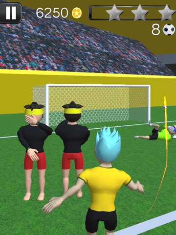 ファウル＆ゴールサッカー -  3Dサッカーゲームのおすすめ画像3