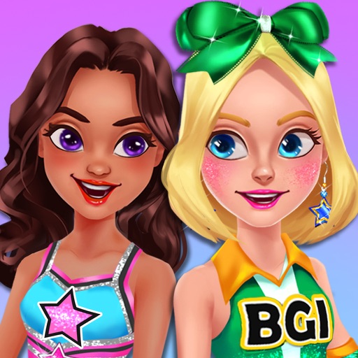 Cheerleader Glitter Salon Icon