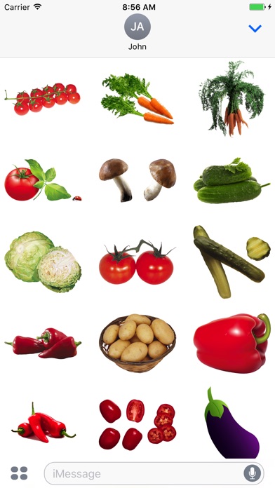 Fun Veggie Stickers screenshot 2