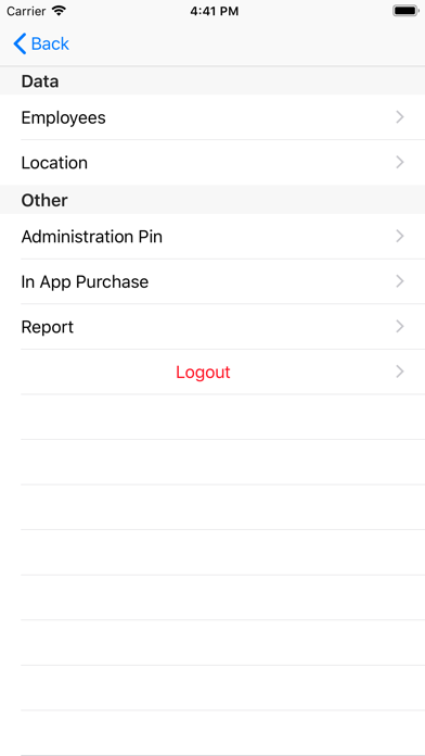 How to cancel & delete ClockInNOut 2 from iphone & ipad 4