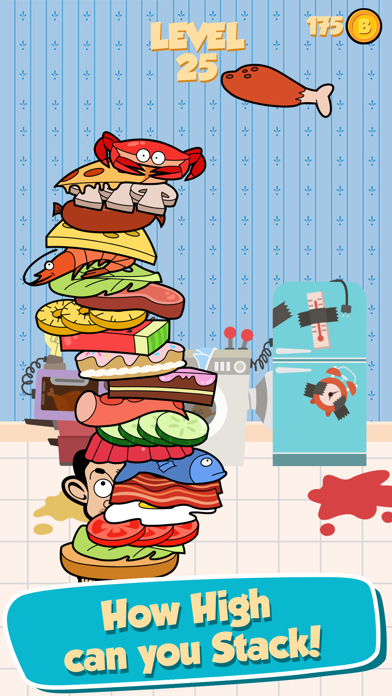 Screenshot #2 pour Mr Bean - Sandwich Stack