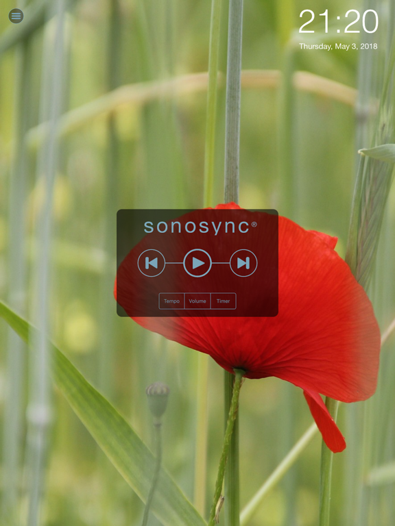 Sonosync - Relaxing music iPad screenshot 2 - Health & Fitness app