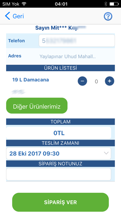 How to cancel & delete AOÇ Elmacık Su Sipariş from iphone & ipad 3