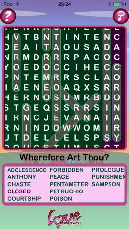 Game screenshot Epic Love Word Search - huge Valentine's word game apk