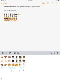 Everyone Emoji Keyboard iPad image 1