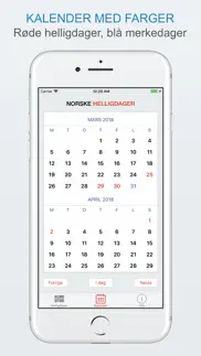 norske helligdager iPhone Captures Décran 3