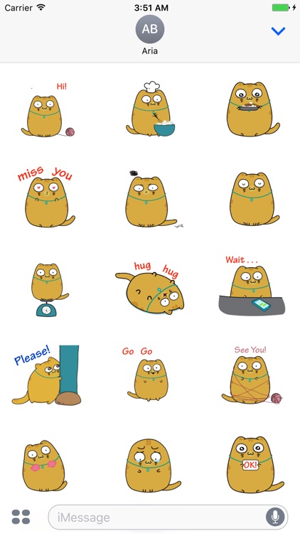 Sweet Cat Animated Sticker