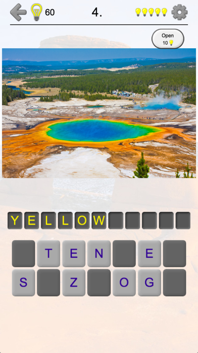 National Parks of the US: Quiz Screenshot