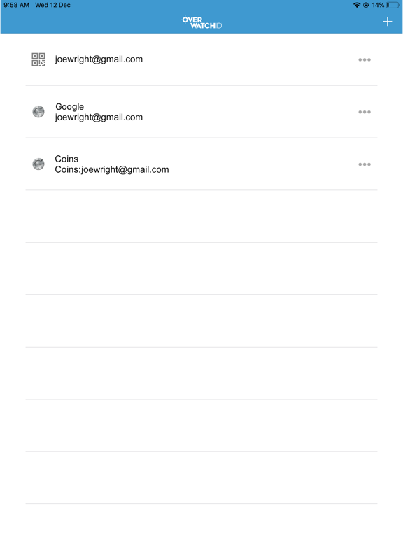 OverWatchID iPad screenshot 2 - Business app