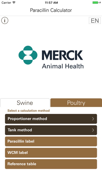 Paracillin Calculator