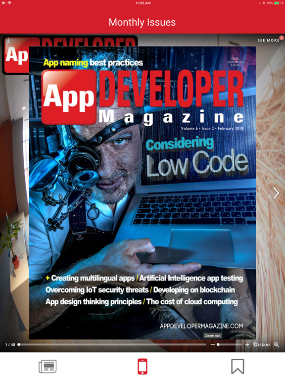 Screenshot #4 pour App Developer Magazine