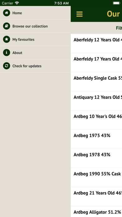 Screenshot #3 pour Bon Accord Whiskies