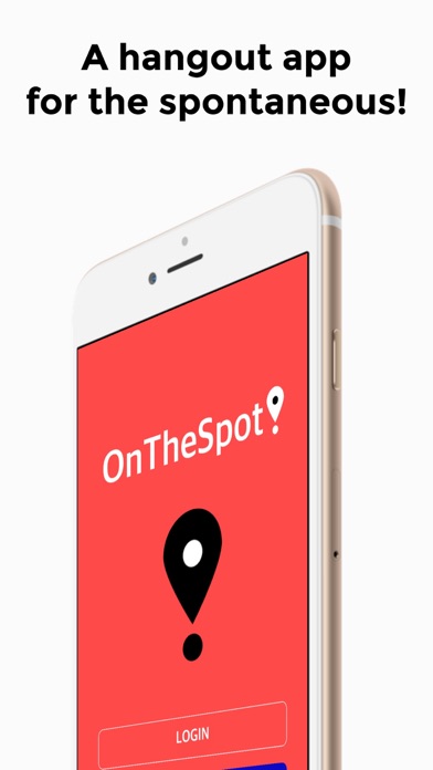 Screenshot #1 pour On the Spot Hangout App